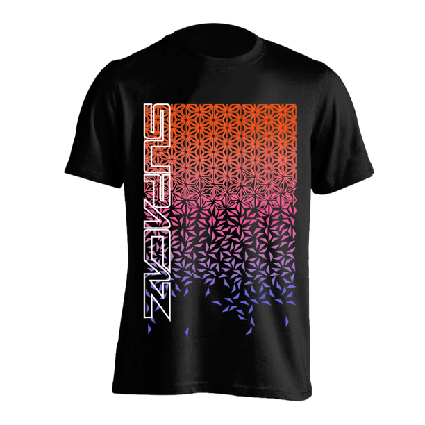 Tricou SUPACAZ Star Fade Orange-Roz