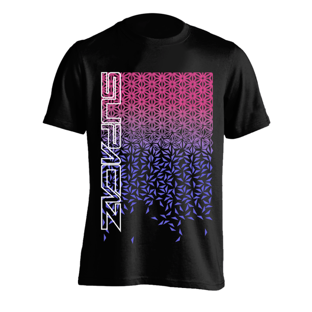 Tricou SUPACAZ Star Fade Roz-Mov