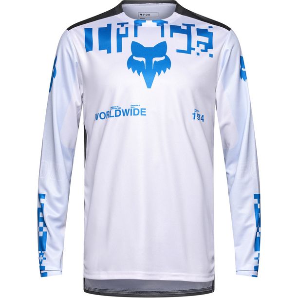 Bluza Ciclism FOX Ranger Digi Image Alb-Albastru