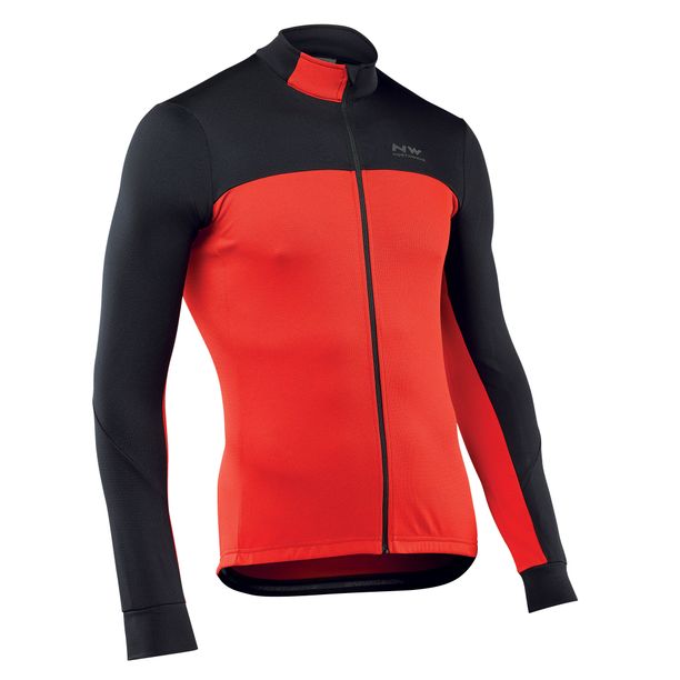 Bluza Ciclism Northwave Force 2, negru-rosu