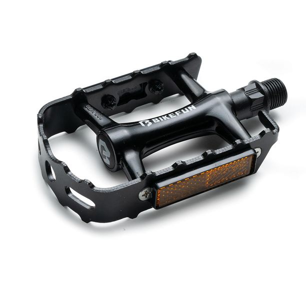 Pedale Bicicleta Bikefun Forester MTB, argintiu-negru - M248