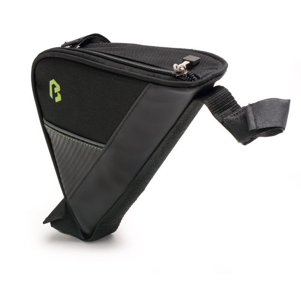 Borseta de Cadru Bikefun Triengle negru-verde