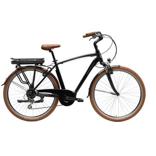 Bicicleta Electrica Trekking Adriatica New Age, barbati, negru