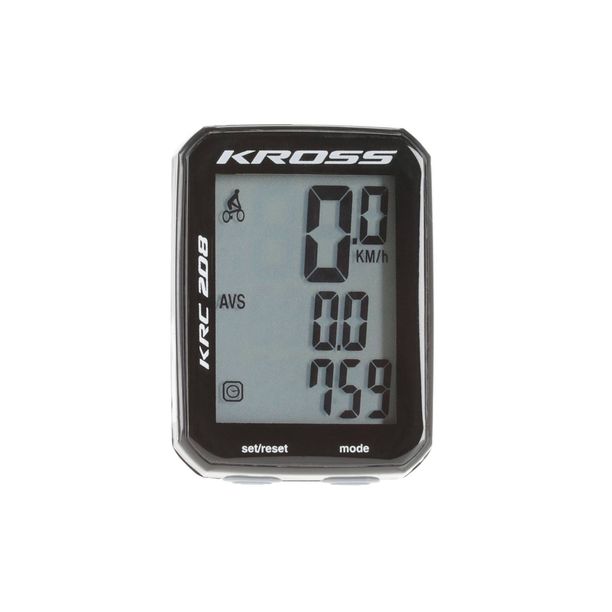 Kilometraj Bicicletă Kross KRC 208 cu fir 8 funcții