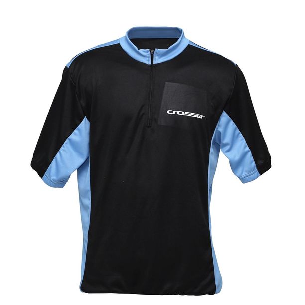 Tricou CROSSER CW-17-105 - Negru/Albastru L