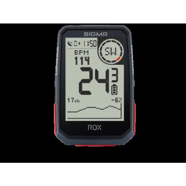 Kilometraj Bicicleta Sigma ROX 4.0 GPS Sensor set negru - 01064