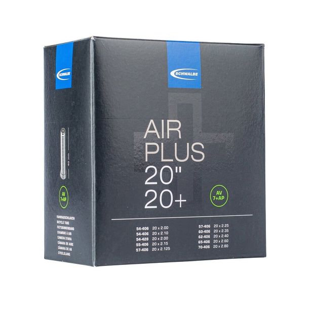 Camera  Bicicleta Schwalbe AV7+AP Air Plus (54/70-406) IB AGV 40mm, Negru