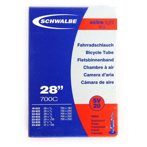 Camera Bicicleta Schwalbe SV20 Extralight 28'' (18/25-622/630) EK 50mm