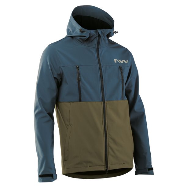 Jacheta Ciclism Northwave All Mountain Easy Out Softshell, albastru