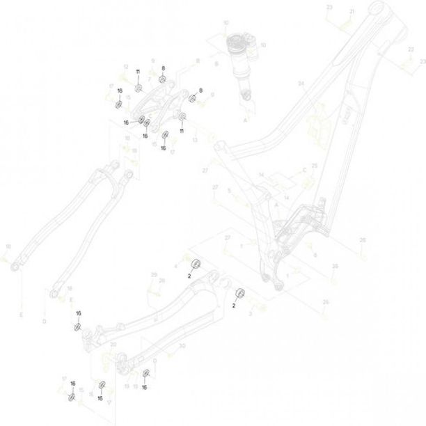 Kit cadru hardware 21 One Sixty