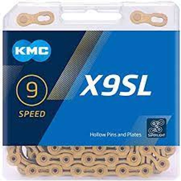 Lanţ KMC X9SL auriu
