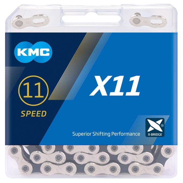 Lant Bicicleta KMC X11, 11s, 1/2 x 11/128, 118L, argintiu-negru