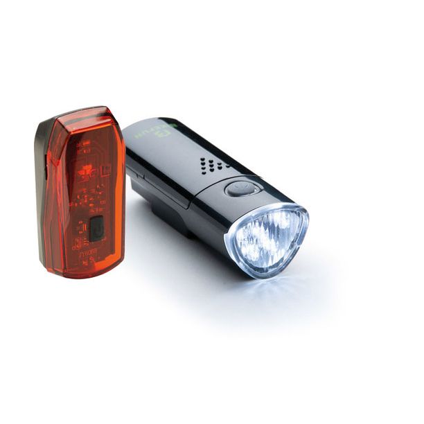 Set Lumini Fata/Spate BikeFun Link II E+H 5+4 LED