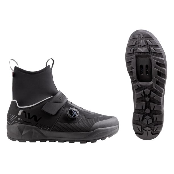 Pantofi Ciclism Northwave MTB Magma X Plus, iarna, negru