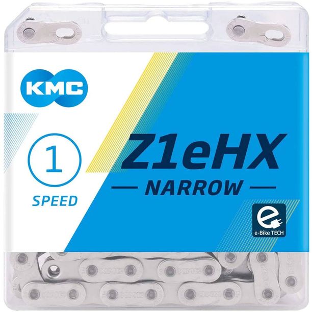 Lant Bicicleta KMC Z1EHX-N, 1/2x3/32 112L, maro/argintiu (Z610H)