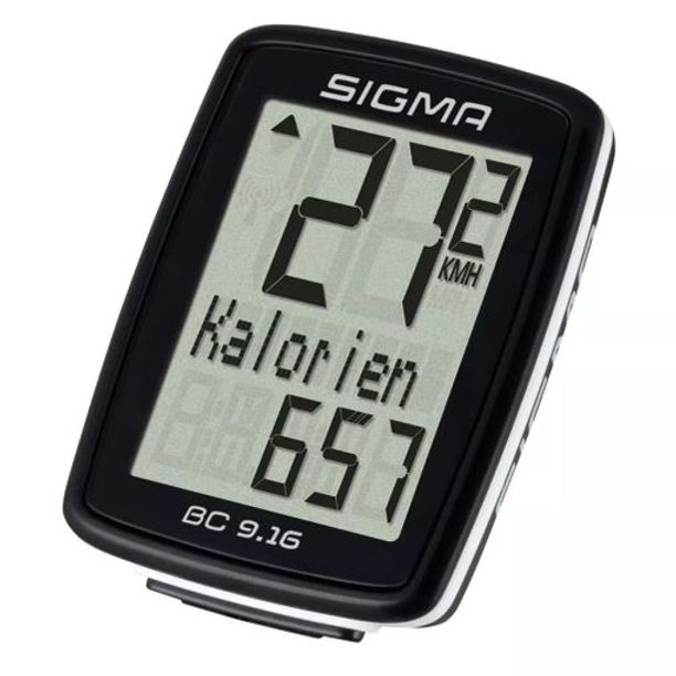 Kilometraj Bicicleta Sigma BC 9.16, negru