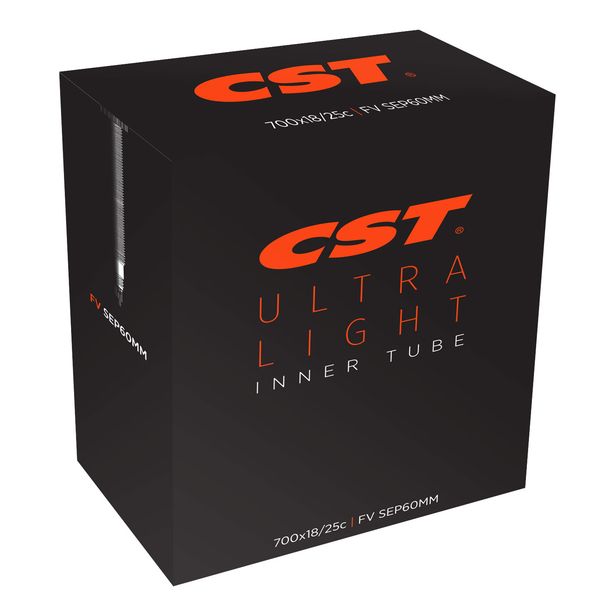 Camera Bicicleta CST 18/25-622/630 FV60 UltrarLight, 60 mm, presta