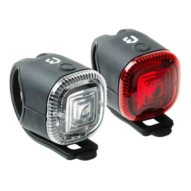 Set Lumini Fata/Spate BikeFun Flash cu Baterii Cobra III