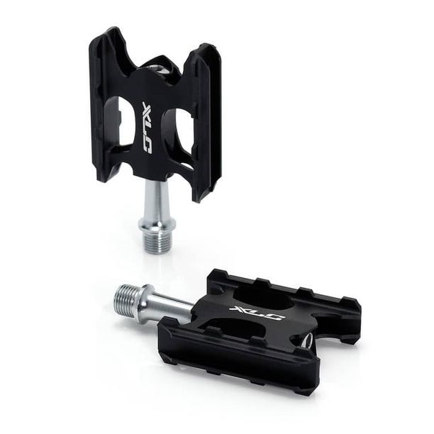 Pedale Bicicleta XLC trekking-pedal Compact aluminiu negru /argintiu
