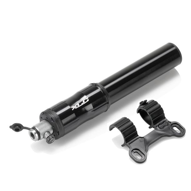 Pompa Bicicleta mini XLC MTB PU-A10 6 bar Negru aluminiu 190mm DV/SV/AV