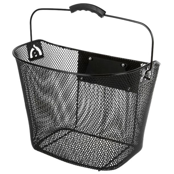 Cos Bicicleta Fata metalic Ventura,negru