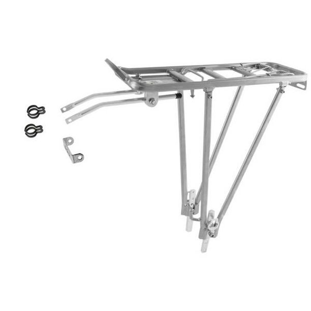 Portbagaj spate aluminiu M-Wave Screw-On II A 24-28, argintiu