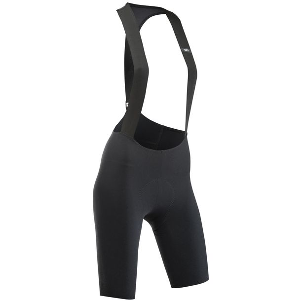 Pantaloni Ciclism Northwave Extrem Dama Scurt cu Bretele Negru