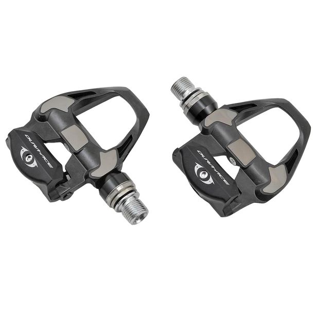 Pedale Bicicleta Shimano Dura-Ace PD-R9100 SPD-SL Fara Catadioptrii Placute SM-SH12 Ax 4mm