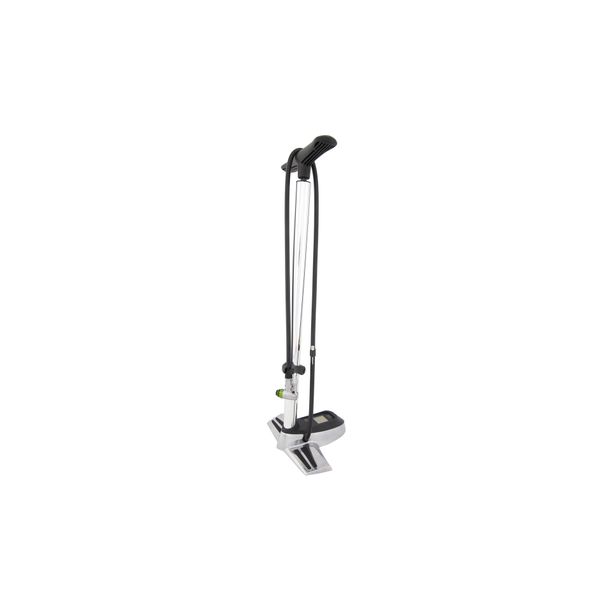 Pompa Bicicleta Podea Contec Air Support Chrome - Argintiu