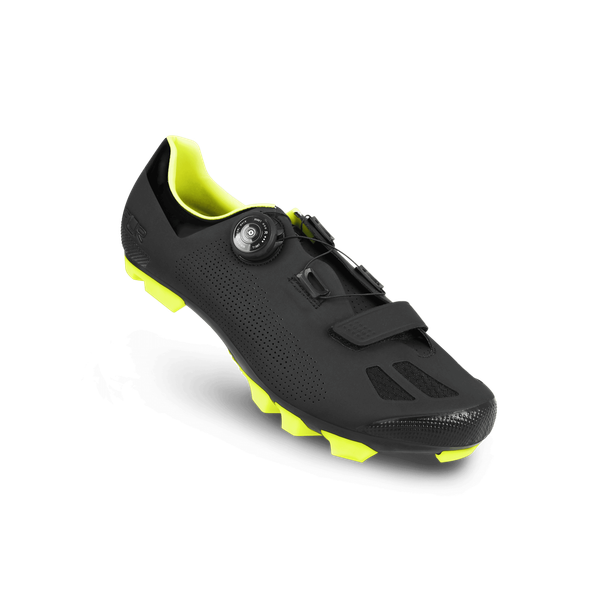 Pantofi ciclism FLR F-70 Elite Mtb Negru-Galben neon