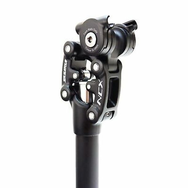 Tija Sa cu Suspensie SR Suntour NCX SP12 Aluminiu 27.2mm 350 mm negru