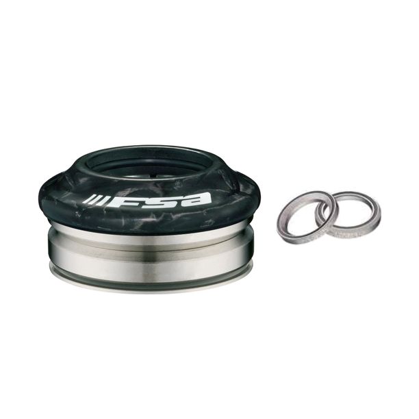 Cuvete Bicicleta FSA NO.53 1 1/8" sus 1 1/4" jos tapered integrat capac 10mm carbon OD 52.2mm ID 47mm