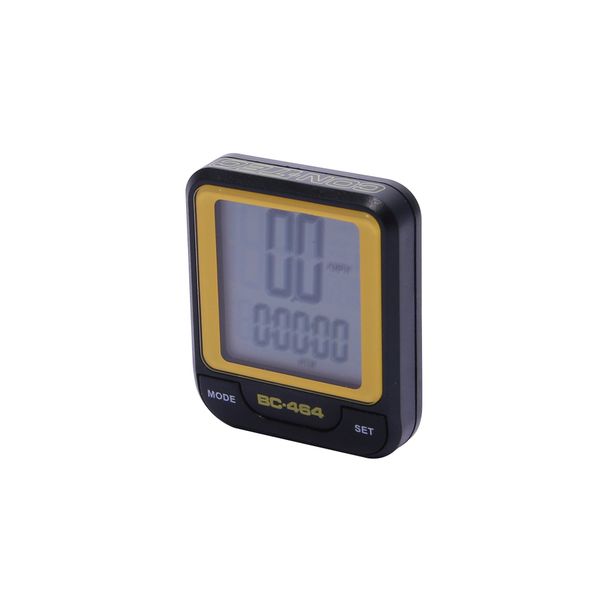 Kilometraj Bicicleta Contec CBC-464, 8 functii, negru-galben