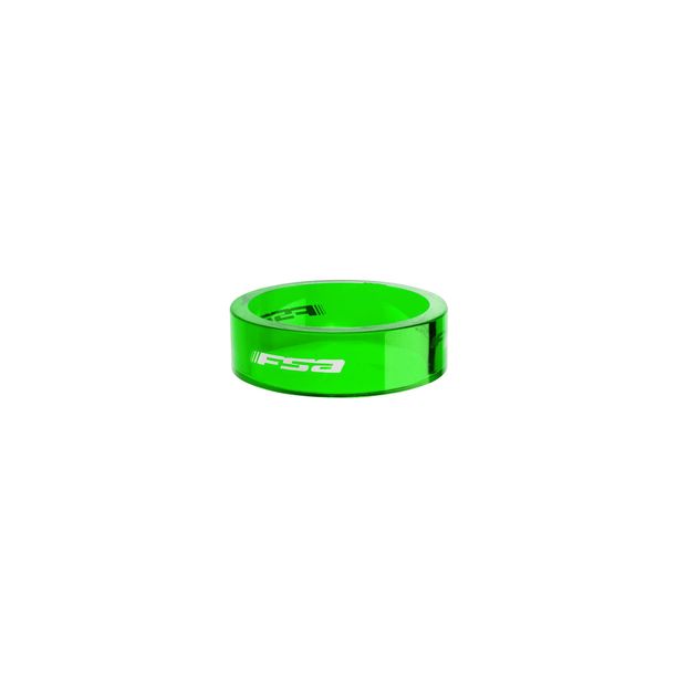 Distantiere furca FSA Polycarbonat 1 1/8" 10mm 10buc Verde