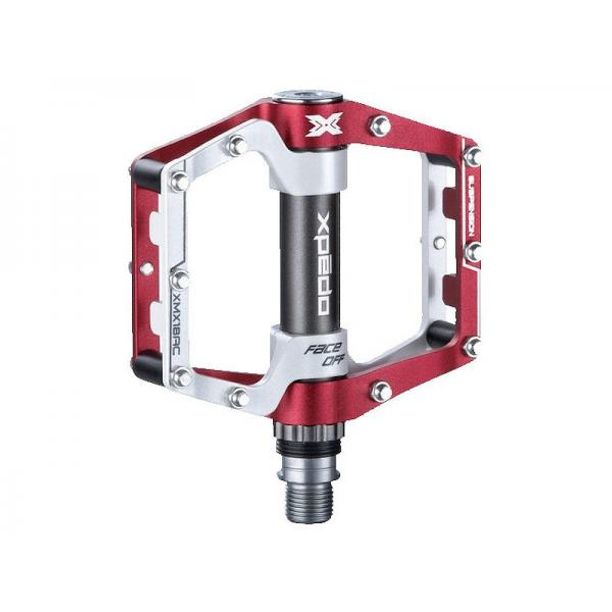Pedale Bicicleta Xpedo Faceoff 18.2  alb/rosu
