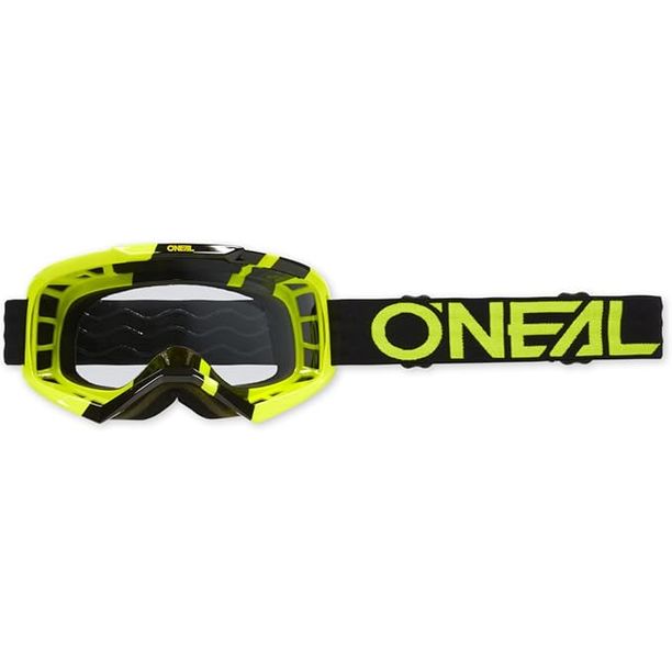 Ochelari Full-Face O'Neal Vault Solid negru-galben-transparent