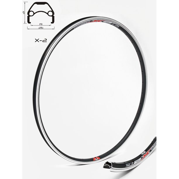 Janta Bicicleta Crosser X2 28" 36H Negru - capsata