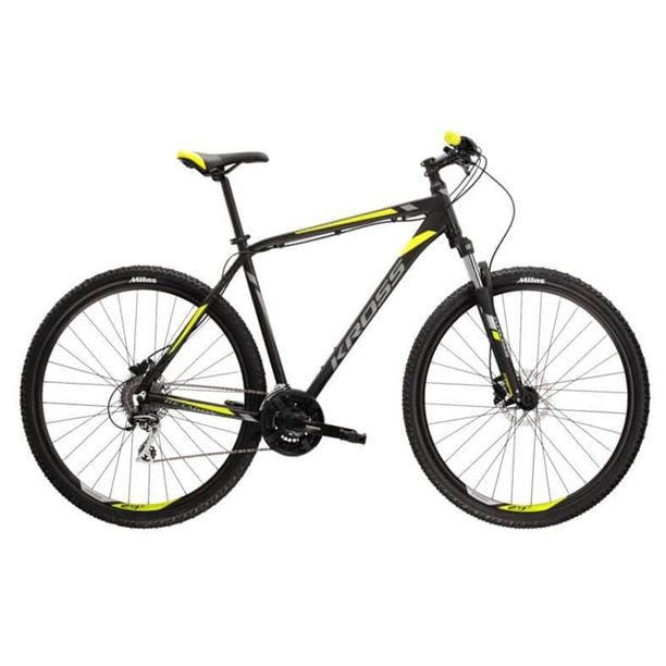 Bicicleta Hardtail Kross Hexagon 5.0, 29 Negru-Lime