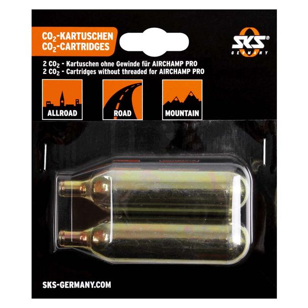 Cartus CO2 SKS 16g pentru Airchamp (2 buc) - fara filet
