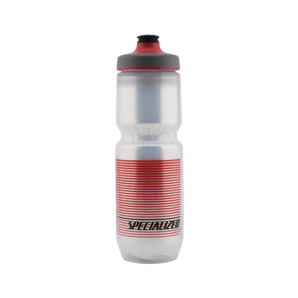 Bidon Apa Bicicleta Specialized Purist Insulated Watergate 23oz - Translucent/negru/rosu Straight Away