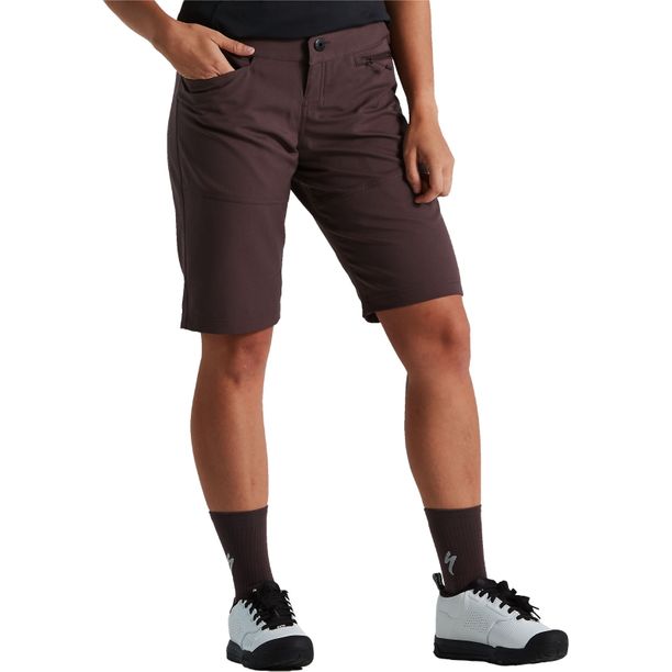 Pantaloni Ciclism Scurti Specialized Women's  Trail - Cast Umber
