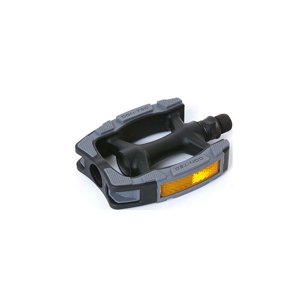 Pedale Bicicleta Contec CP-027 - pe bile 244g - negru/gri