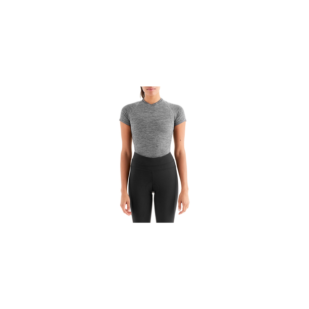 Tricou Ciclism Casual Specialized Women's Seamless Base Layer SS, Heather Grey