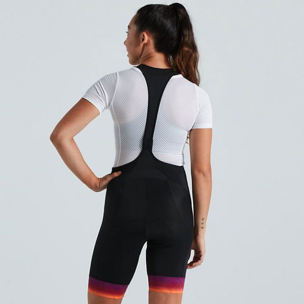 Pantaloni Ciclism Specialized RBX Comp Women's Bib Short - Orange Sunset/Violet