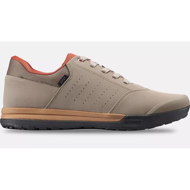 Pantofi ciclism SPECIALIZED 2FO Roost Clip Mtb - Taupe/Redwood