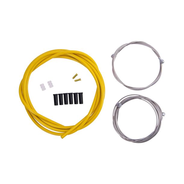 Set cablu + Camasa Frana Contec Neostop fata/spate - Galben