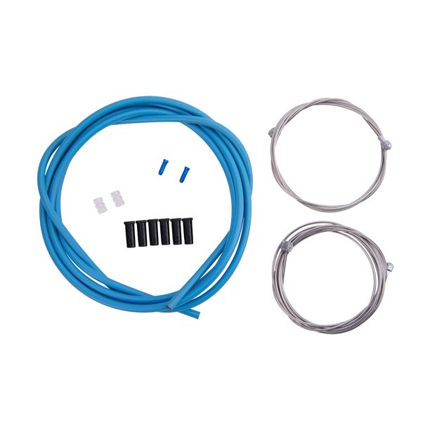 Set cablu + Camasa Frana Contec Neostop fata/spate - Albastru