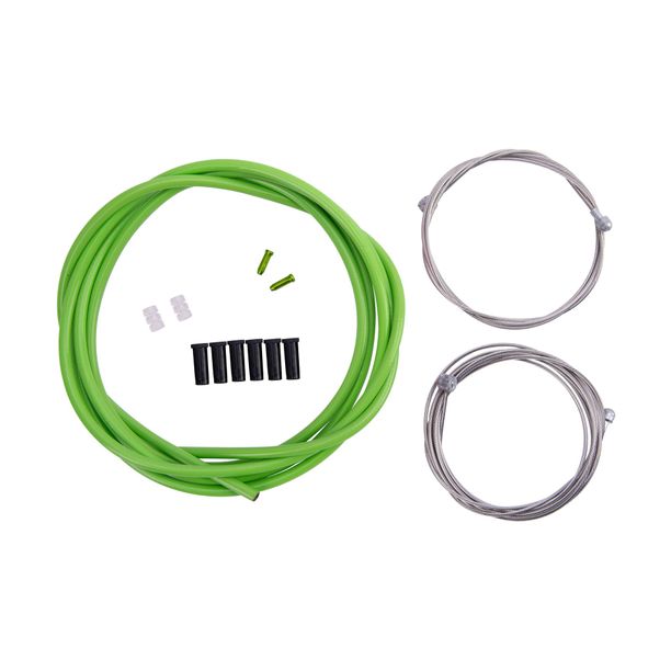Set cablu + Camasa Frana Contec Neostop fata/spate - Verde