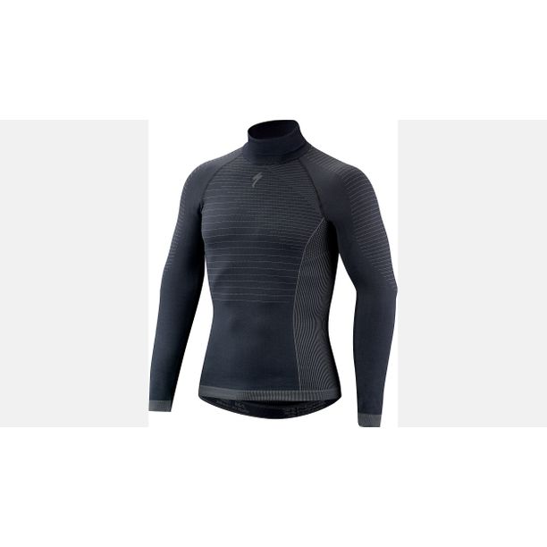 Bluza de corp Specialized Seamless Roll Neck Baselayer LS Men, Grey