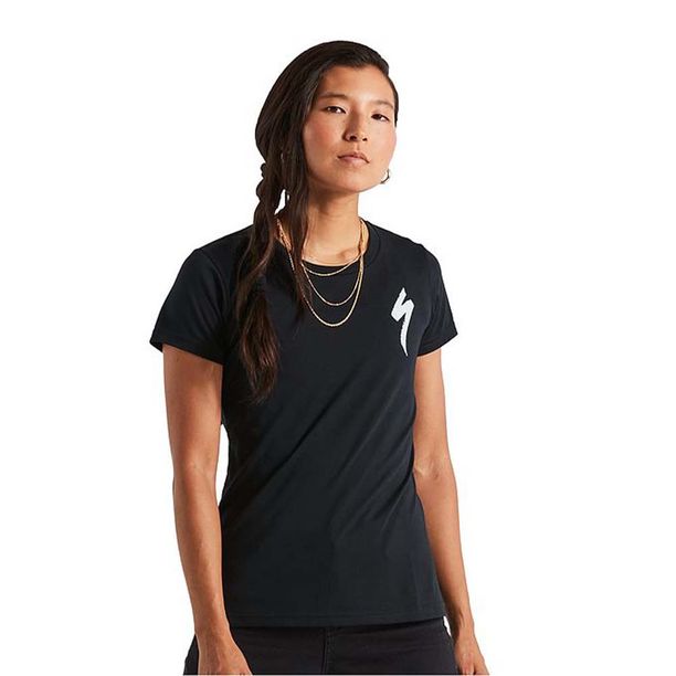 Tricou Ciclism Casual Specialized Women's S-Logo SS, Black